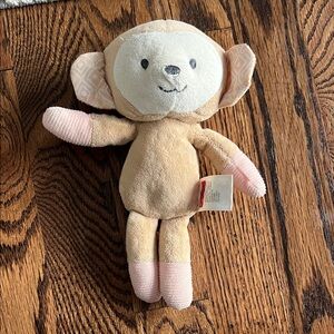 FisheAdorable Tan Monkey Plush Toy